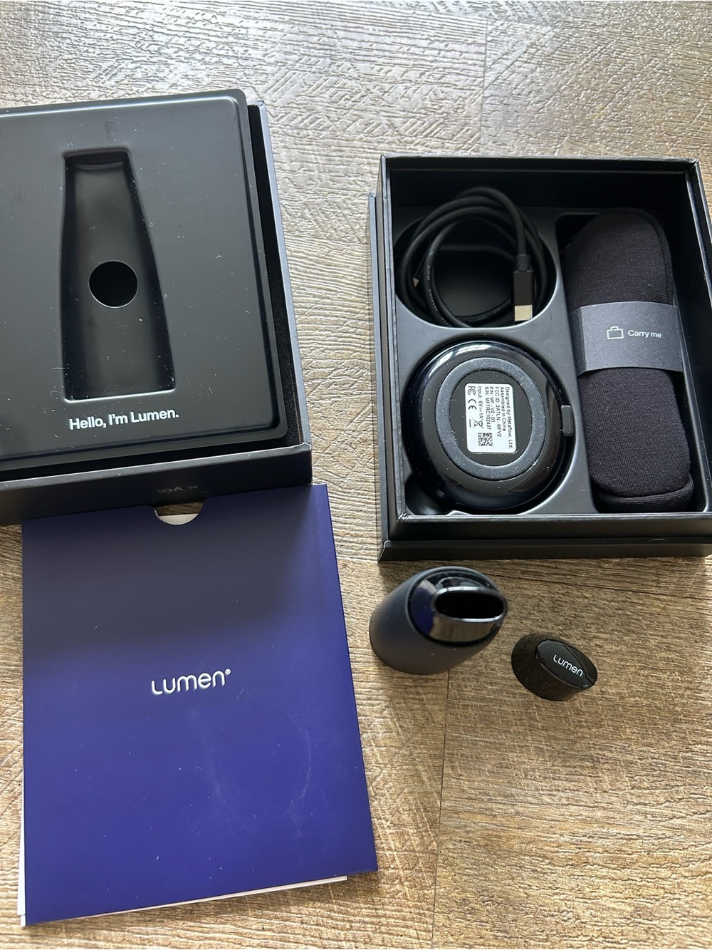 Lumen Portable Breath Sensor — Black